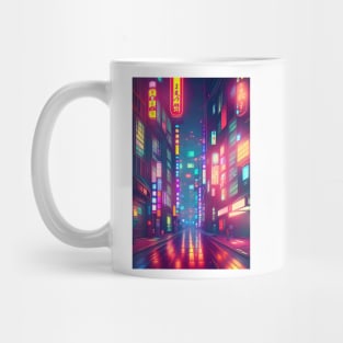 Tokyo Neon Anime Japan Night Street Vibes <3 Mug